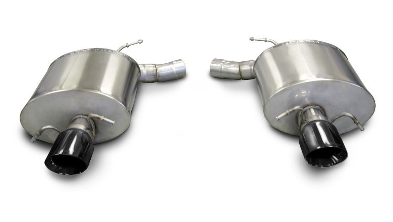 Cadillac CTS Performance Exhaust - Rear - CORSA Performance - Axle-Back Touring - Black - `09-`14